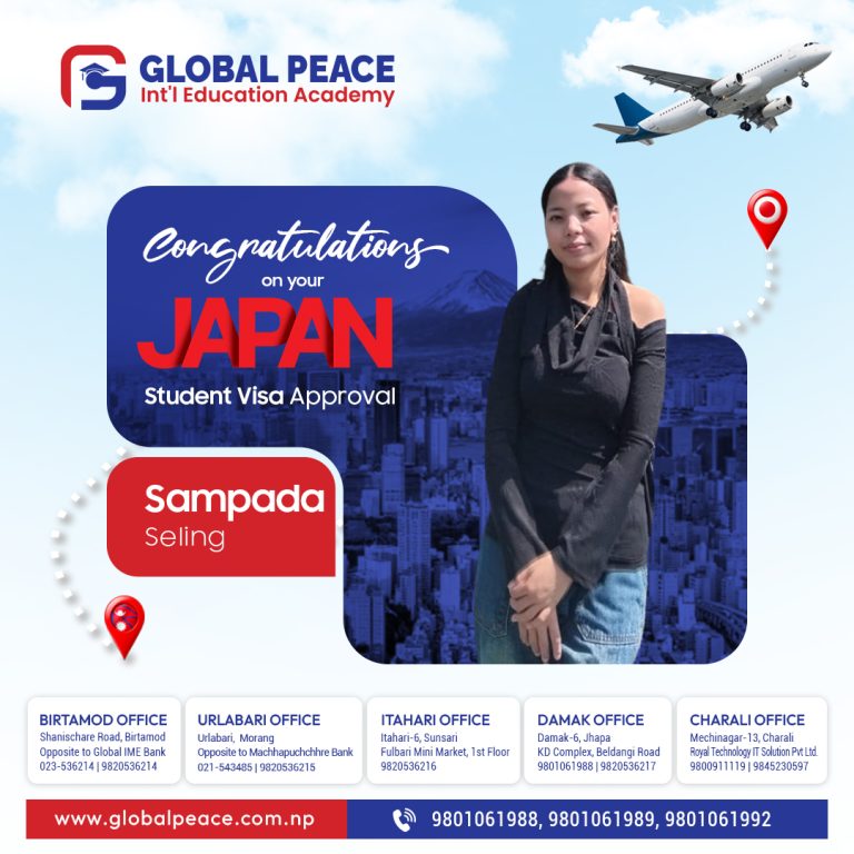 Global Peace Japan visa success story 29